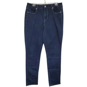 American Eagle Outfitters Hi-Rise Skinny Dark Wash Blue Demin Jeans Size 16